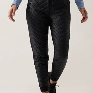 Athleta Quilted Black Joggers